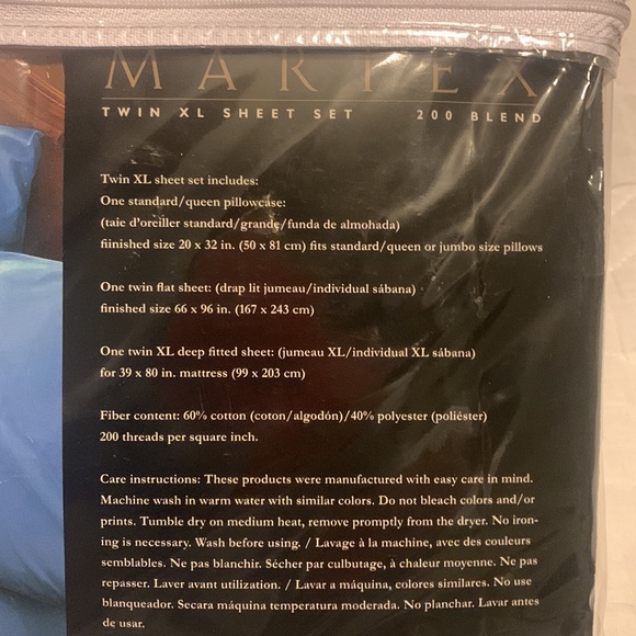 martex Bedding One Set Of Twin Xl Deep Pocket Sheets Poshmark